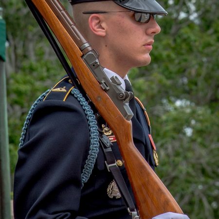 Honor Guard at the Tomb of the Unknown Soldier at Arlington National Cemetery, Washington, D.C.