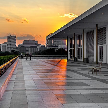 Sunset at Kennedy Center Terrace in Washington, D.C.