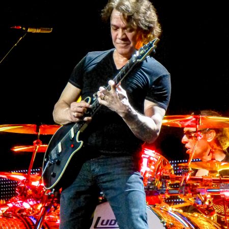 Eddie Van Halen and his guitar solo on Verizon Center stage Washington D.C.